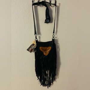 Real Hand Leather Crossbody Bag